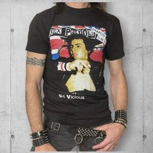 Sid Vicious Sex Pistols UK Punk Tee